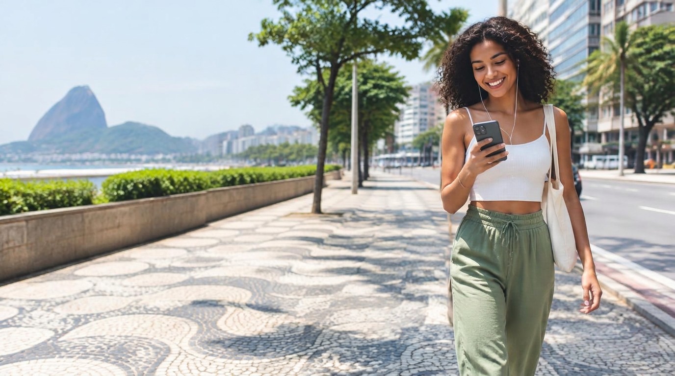 Sua conexão vai com você.